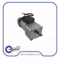 موتور گیربکس تک فاز ترمزدار 60 وات 466 دور شفت مستقیم تایلی اصل