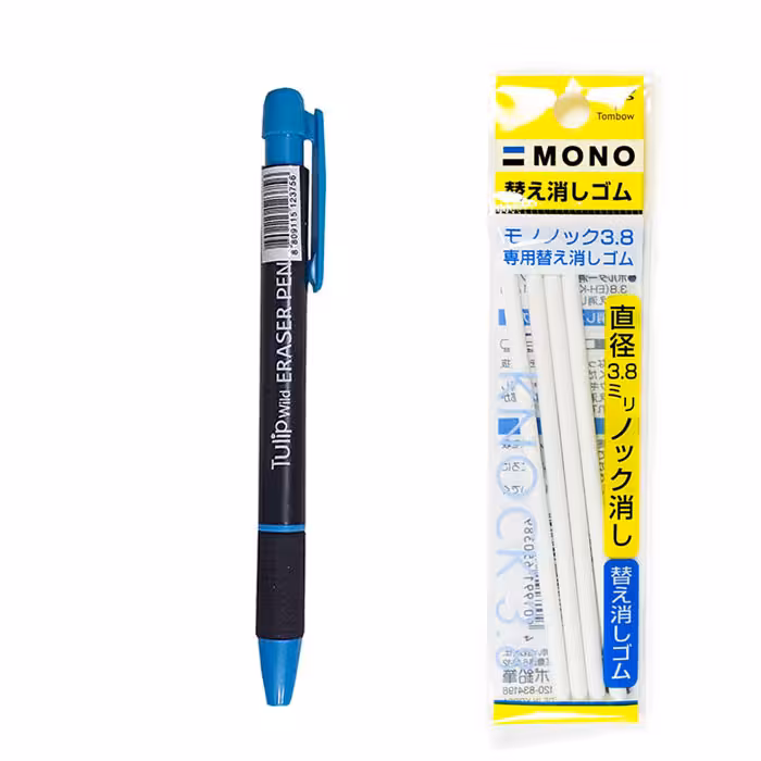 پاکن اتودی تولیپ مدل wild به همراه بسته 4 عددی پاک کن | چاوه