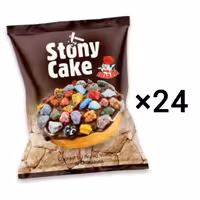 کیک شکلاتی با دراژه 60 گرمی باکس 24 عددی