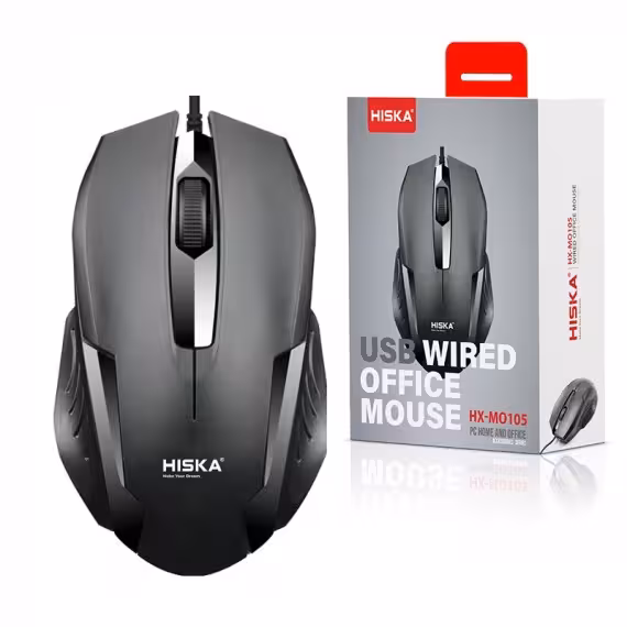 ماوس هیسکا مدل HX-MO105 مشکی
