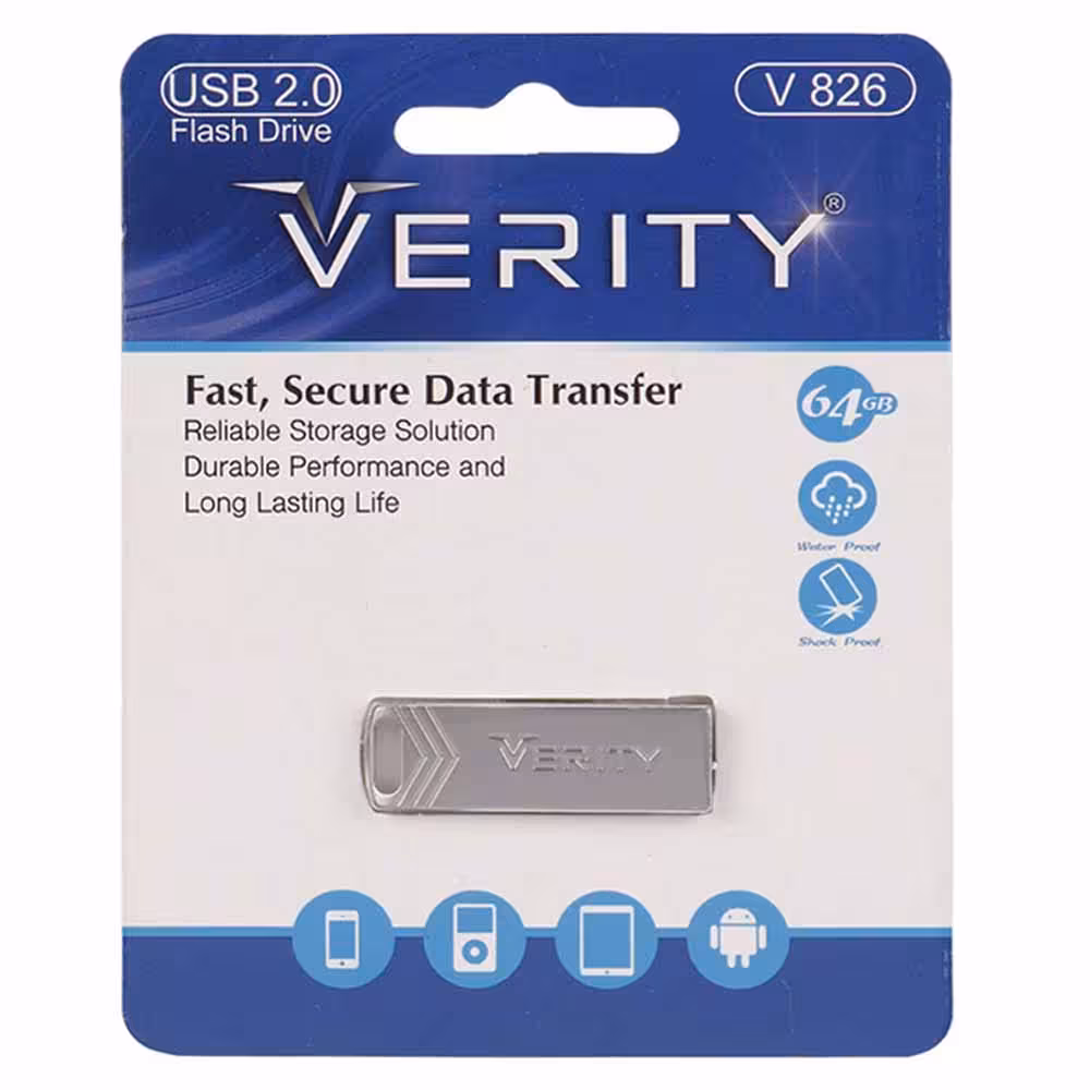 فلش 64 گیگ وریتی مدل Verity V826