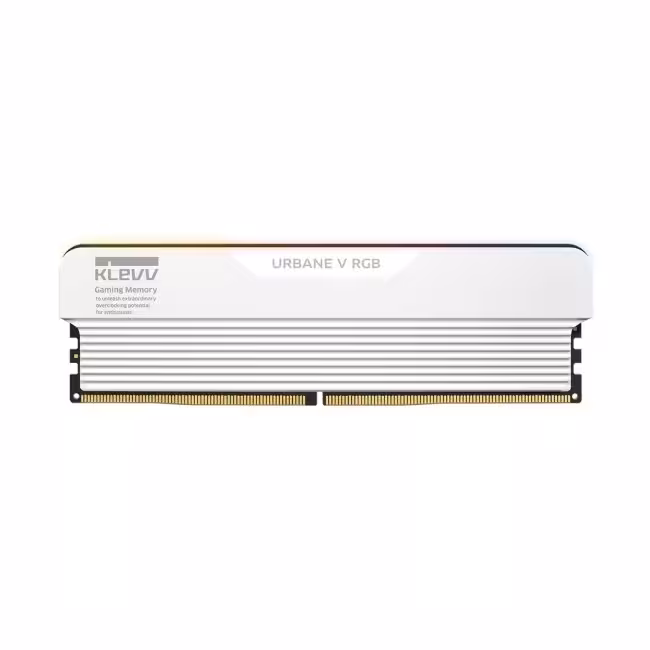 رم دسکتاپ کلو KLEVV URBANE V WHITE RGB 2*24=48GB 6400MT/s CL32