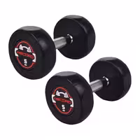 دمبل گرد 5 کیلویی استپ دارRecord بسته 2 عددی