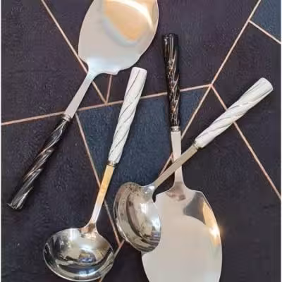 کفگیر و ملاقه طرح مارپیچ یونیک