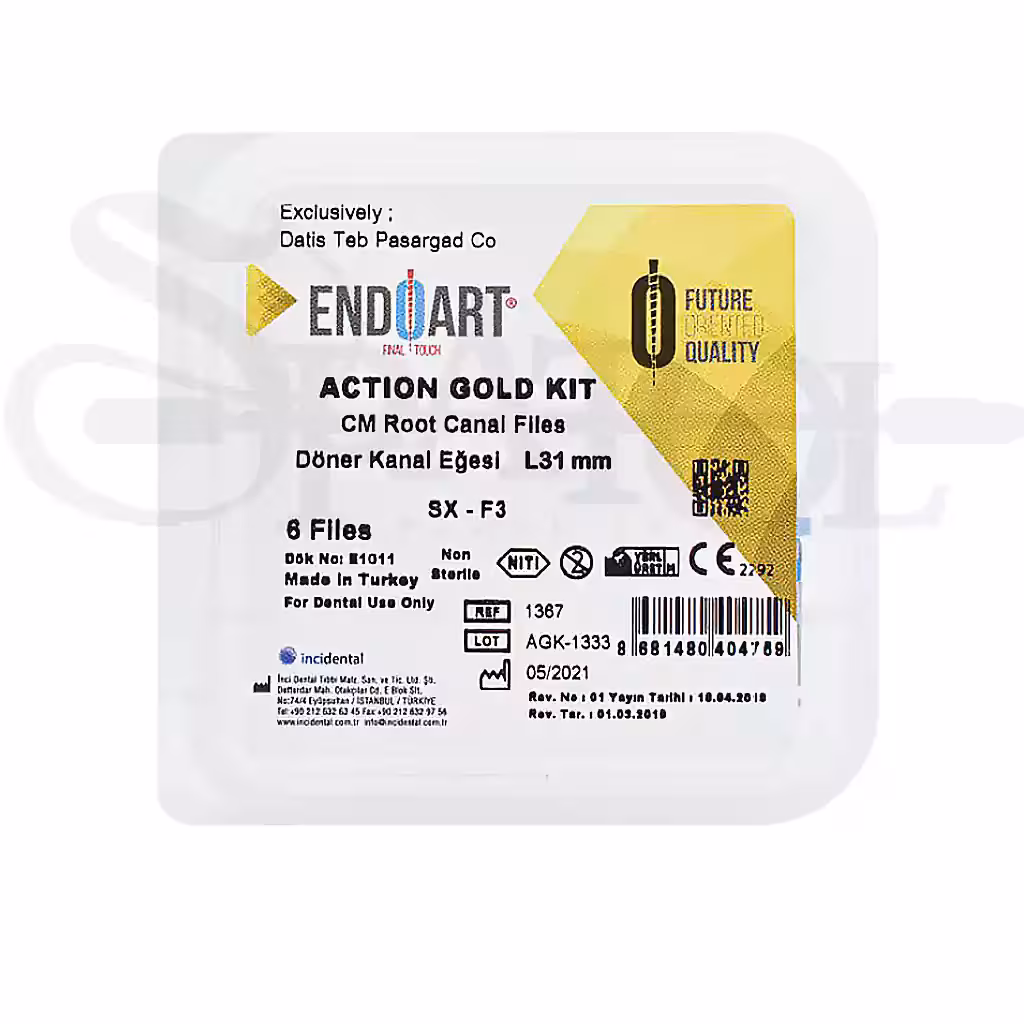 فایل روتاری طلایی Endo Art اندوارت Action Gold برند incidental