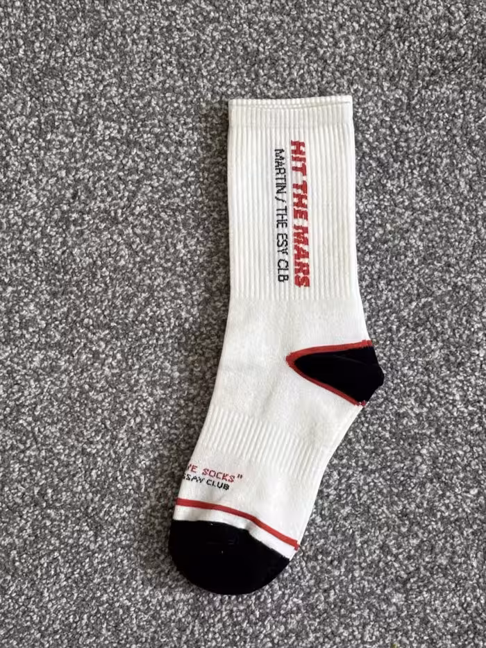 جوراب ساقدار Essayclub سری hit the mars سفید