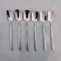 قاشق بستنی 6 پارچه یونیک مدل ماینز سیلور