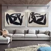 تابلوهای خاص و مدرن 2 تیکه ای کدکالا 577