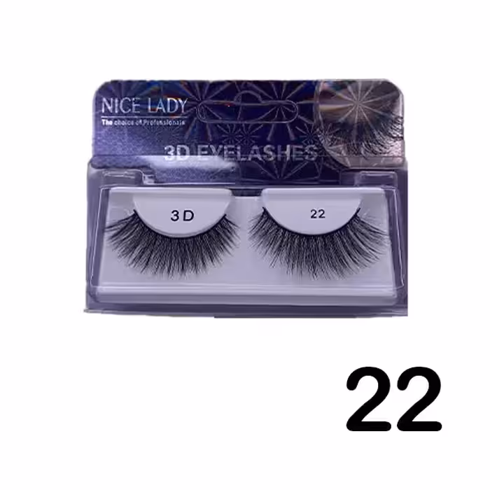 مژه جفتی 3D نایس لیدی شماره 22