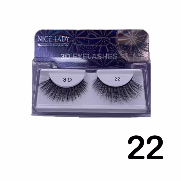مژه جفتی 3D نایس لیدی شماره 22