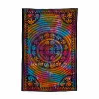 بکدراپ تپستری هندی طرح فیل (روتختی یک نفره) کد 371