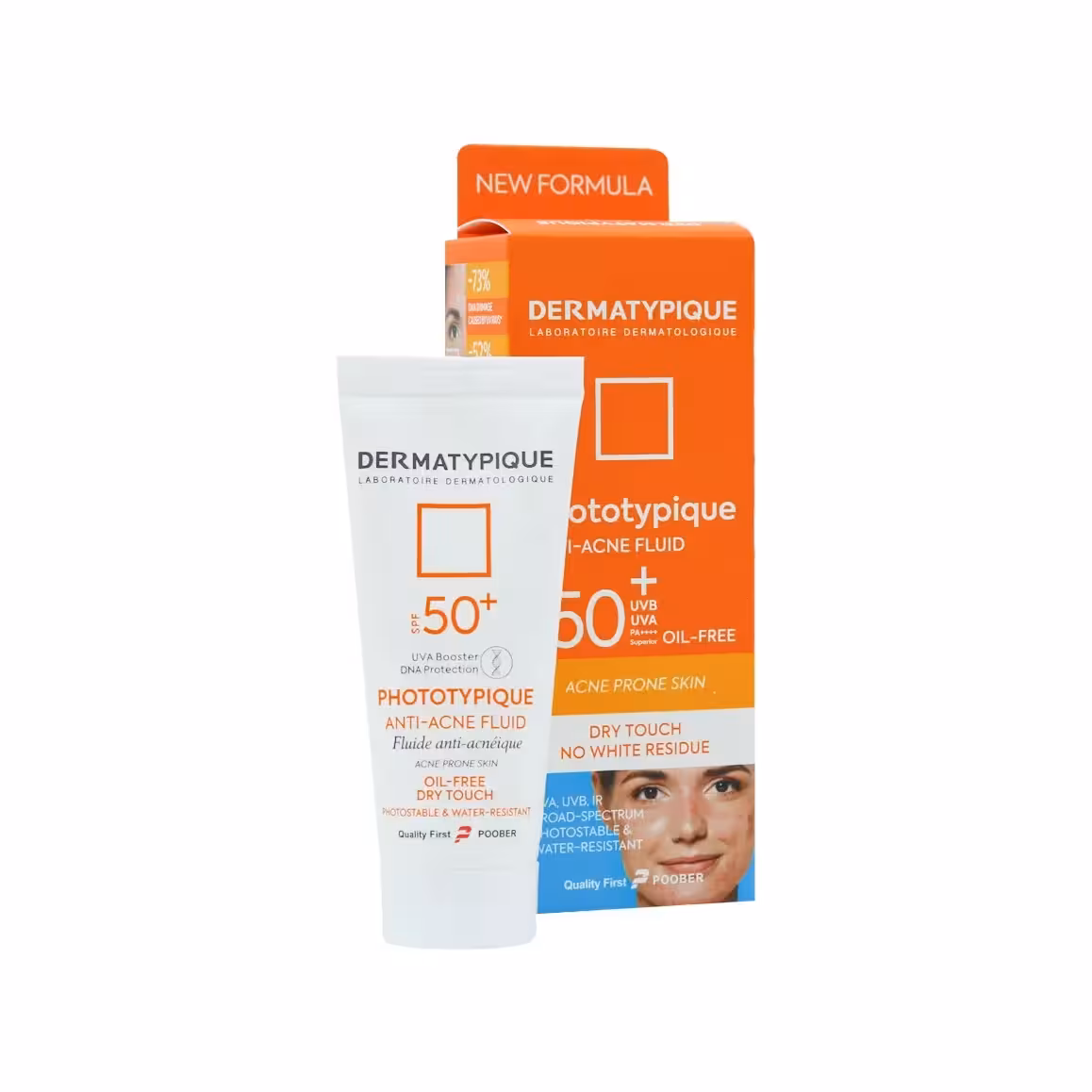 ضد آفتاب و ضد جوش بی رنگ spf 50 درماتیپیک