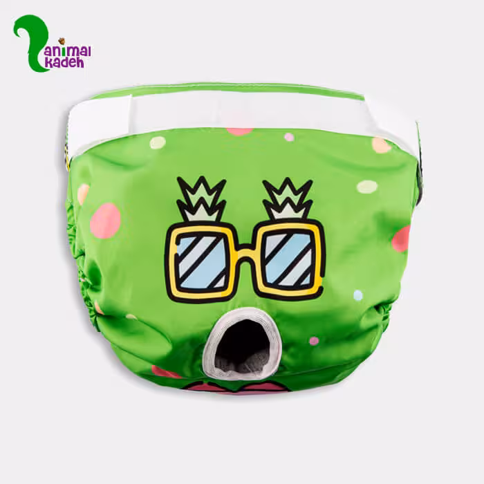 شورتکس مخصوص سگ و گربه ماده سایز ایکس اسمال (سبز)