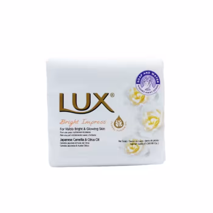 صابون لوکس Lux مدل Bright Impress با رایحه گل سفید 3 عددی