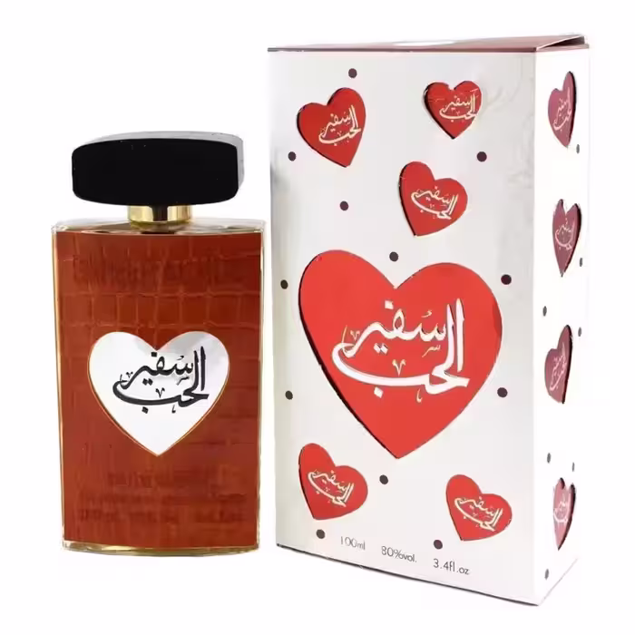 ادکلن سفیر الحب برند ارض الزعفران حجم 100 میل