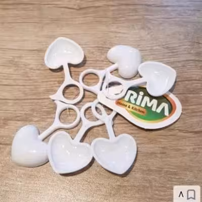 قاشق پیمانه ای طرح قلب