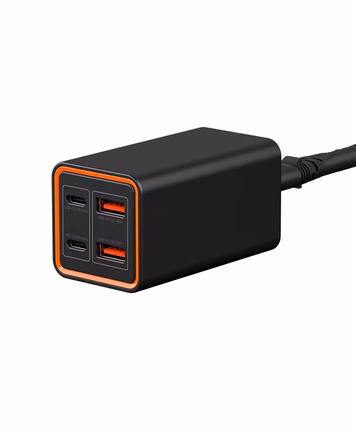 شارژر رومیزی 4 پورت فست شارژ رسی مدل RC37 65W