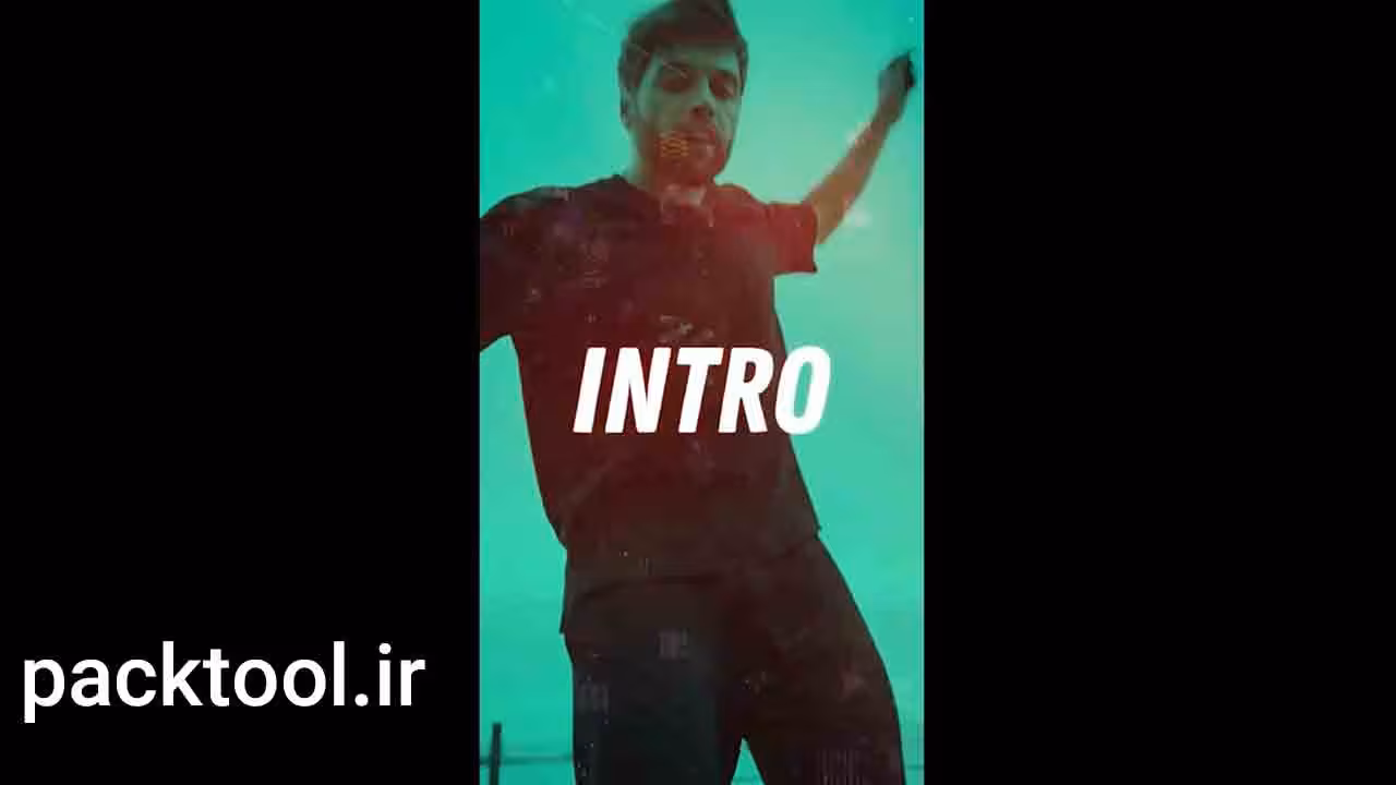 پروژه پریمیر اینترو ریلز ریتمیک شبکه های اجتماعی Vertical Rhythmic Intro - پک تول