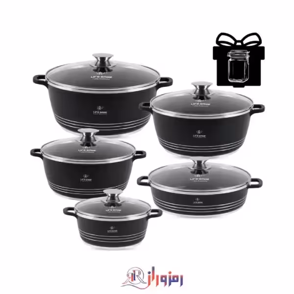 سرویس قابلمه 10 پارچه لایف اسمایل BB-10SET