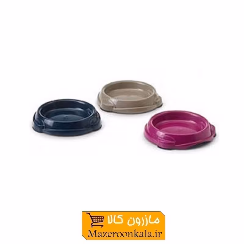 ظرف غذای گربه استپ دار پلاستیکی