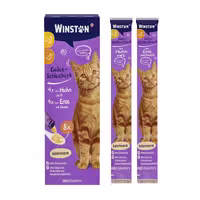 بستنی پوره ای گربه وینستون Winston در 2 طعم مرغ و اردک(8 عددی)