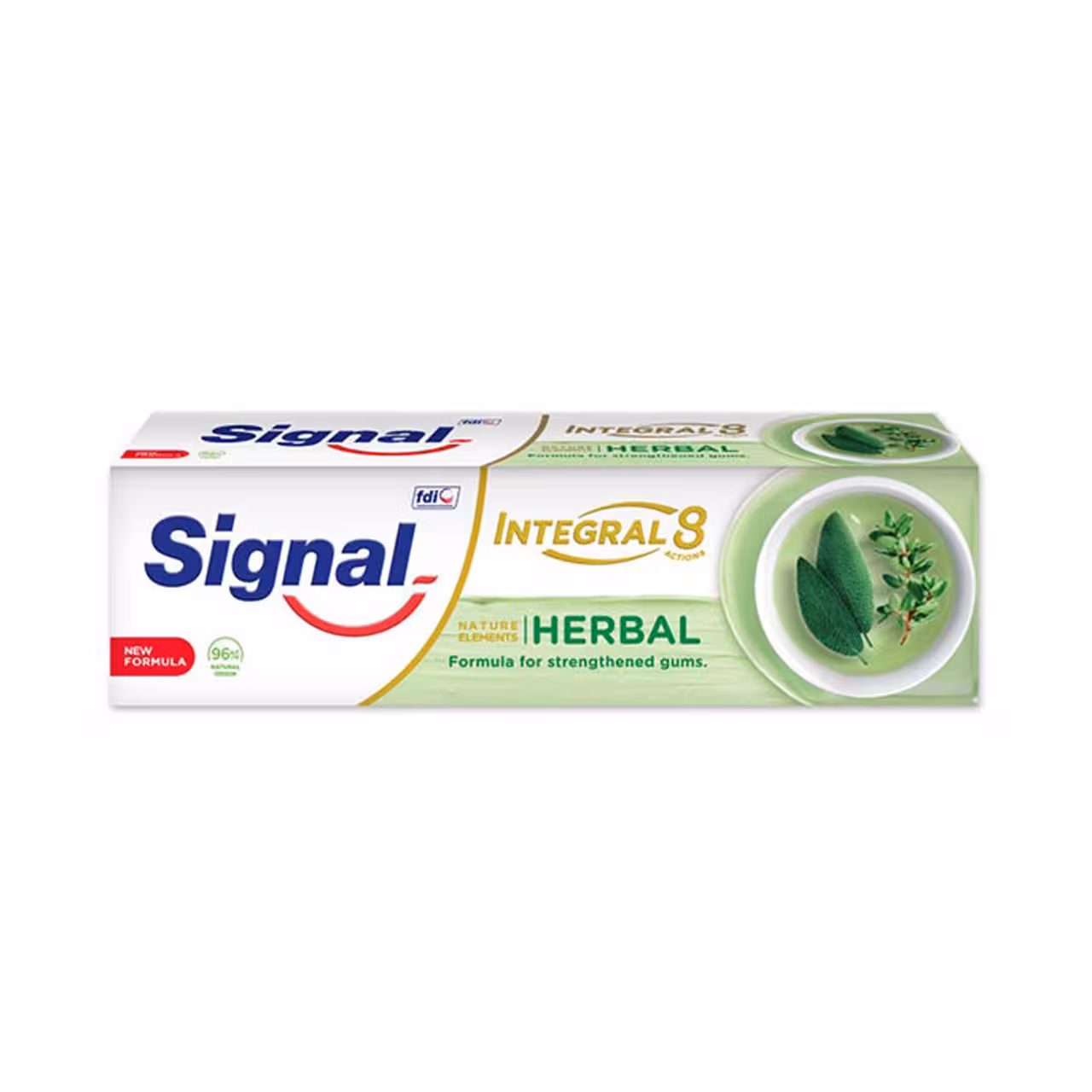 خمیر دندان سیگنال سری Integral 8 مدل HERBAL تیوپ 75 میلی لیتری