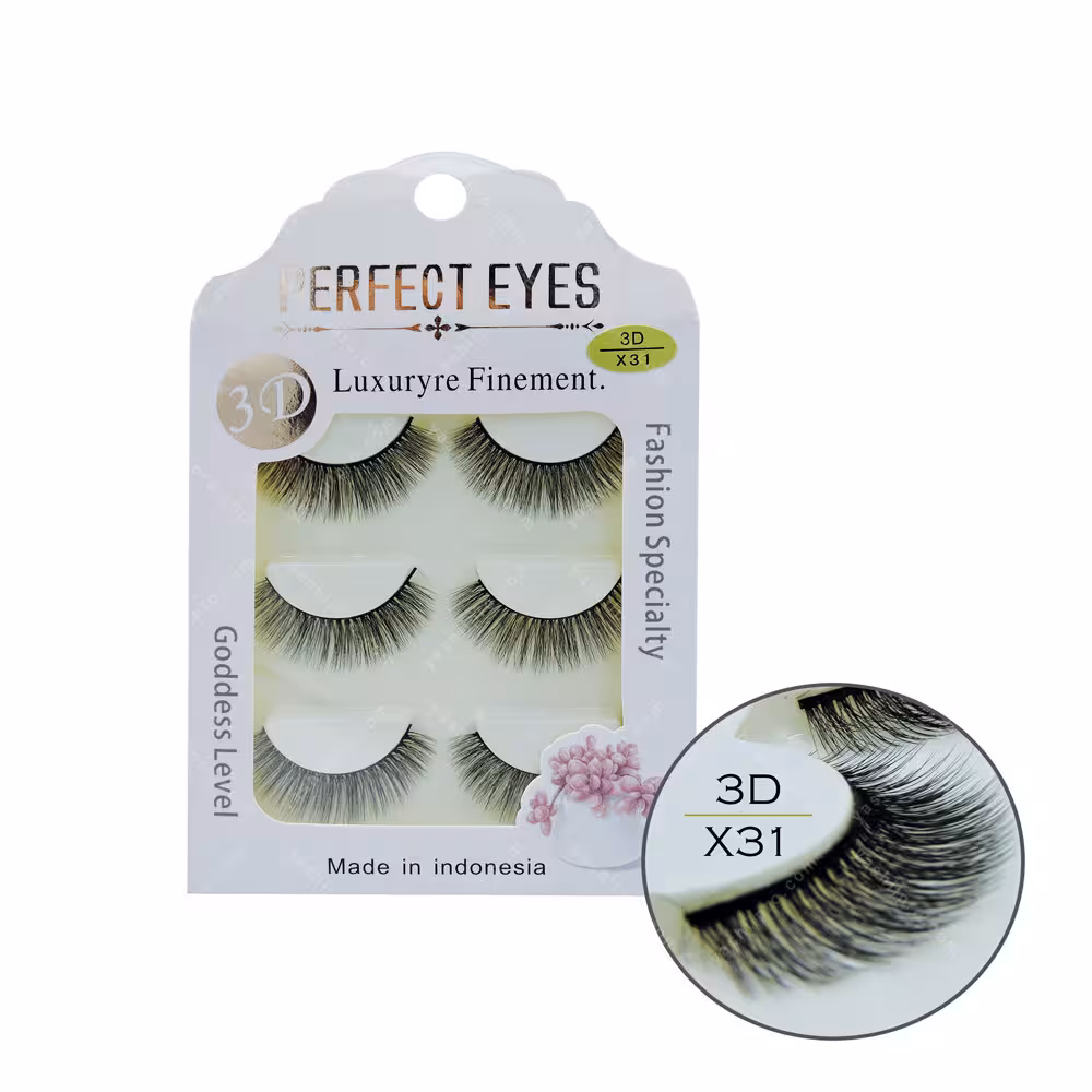 مژه 3D پرفکت آیز 3جفتی مدل X31