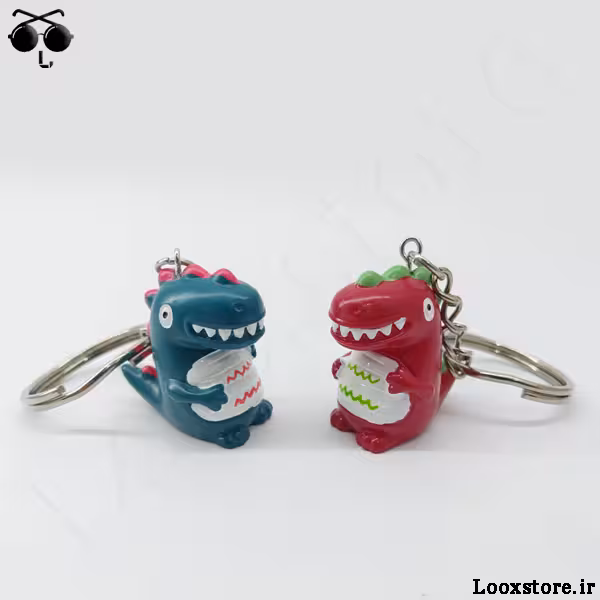 کیوت ترین جاکلیدی ست عروسکی طرح دایناسور