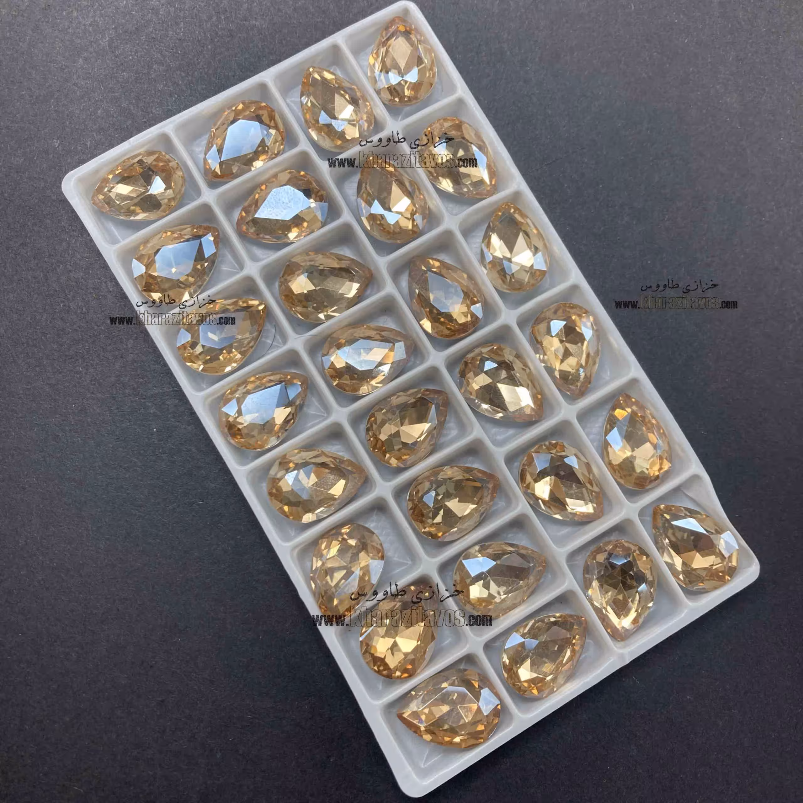 اشک سنگی 13 در 18 ( شامپاینی ) ورق 28 عددی