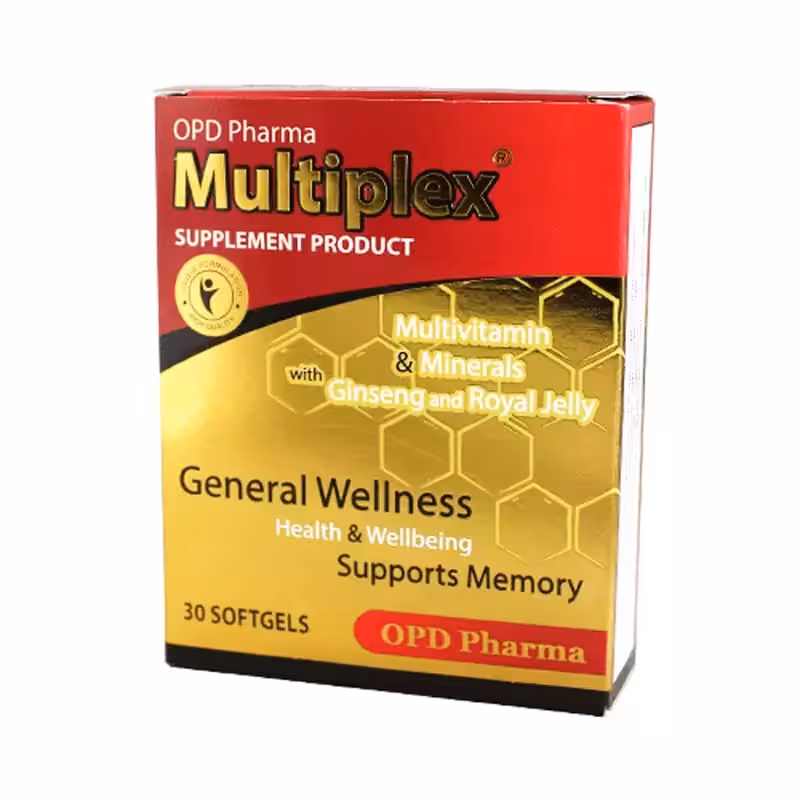 سافت ژل مولتی پلکس او پی دی فارما 30 عدد