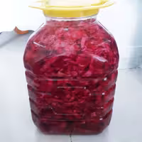 ترشی کلم بنفش در بسته بندی 10 کیلویی