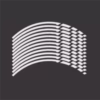 برچسب رینگ موتورسیکلت لیزارد مدل رفلکتیو کد LZD-1048 مجموعه 12 عددی | کالا مکس