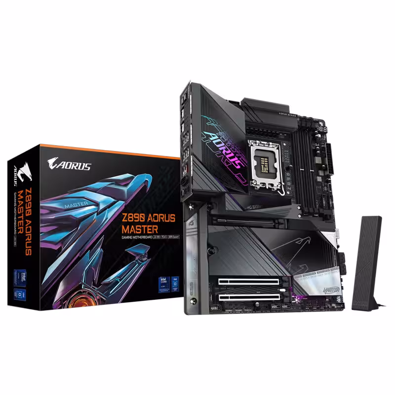 مادربرد گیگابایت مدل Z890 AORUS MASTER با سوکت پردازنده LGA1851