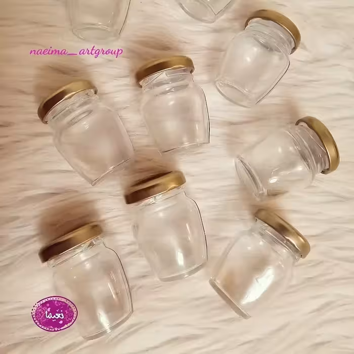 شیشه خمره ای کوچک مخصوص گیفت، 5 سانتی،(10 عددی) 