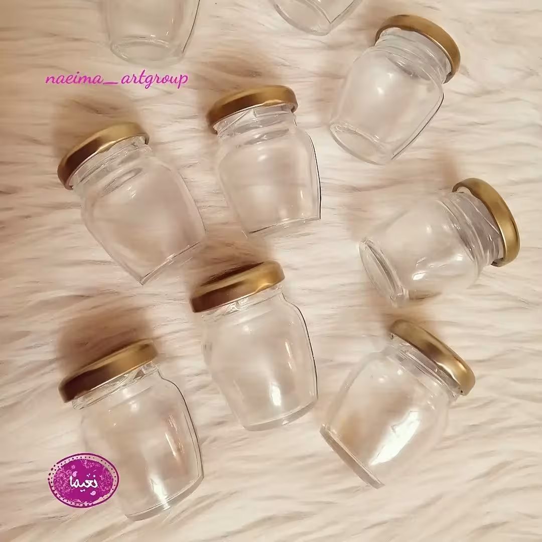 شیشه خمره ای کوچک مخصوص گیفت، 5 سانتی،(10 عددی) 