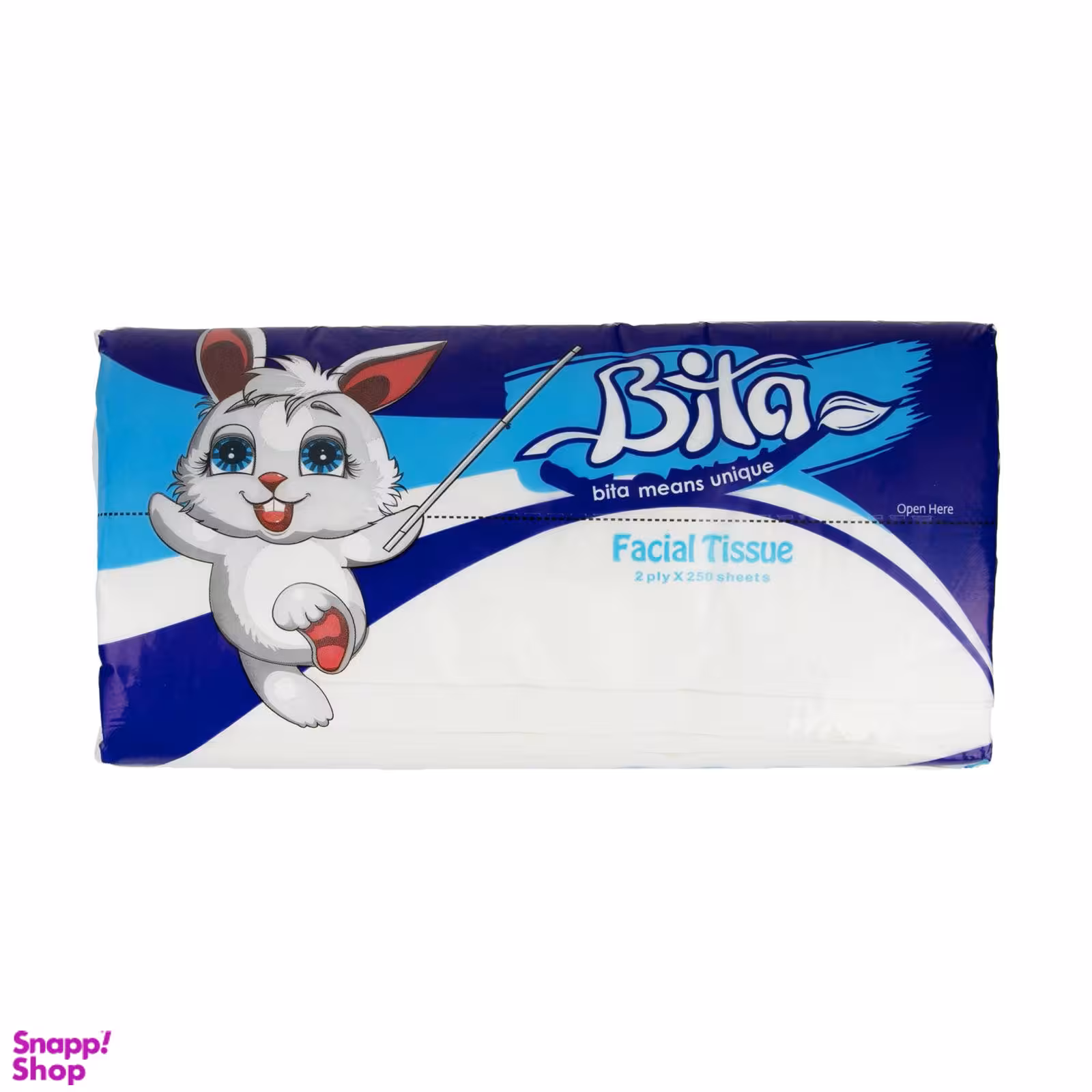 دستمال کاغذی 250 برگ بیتا مدل خرگوش