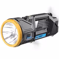 چراغ قوه شارژی و خورشیدی اسمایلینک شارک مدل ST5123P90-B