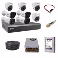 پکیج دوربین مداربسته برایتون 8 کانال 5 مگاپیکسل