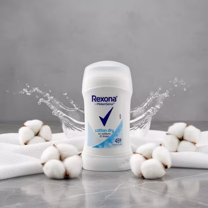 مام صابونی زنانه رکسونا MotionSense Cotton Dry حجم 40 گرم