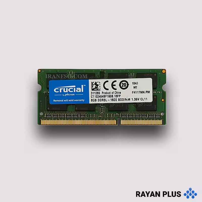 رم لپ تاپ Crusial 8g PC3L 12800
