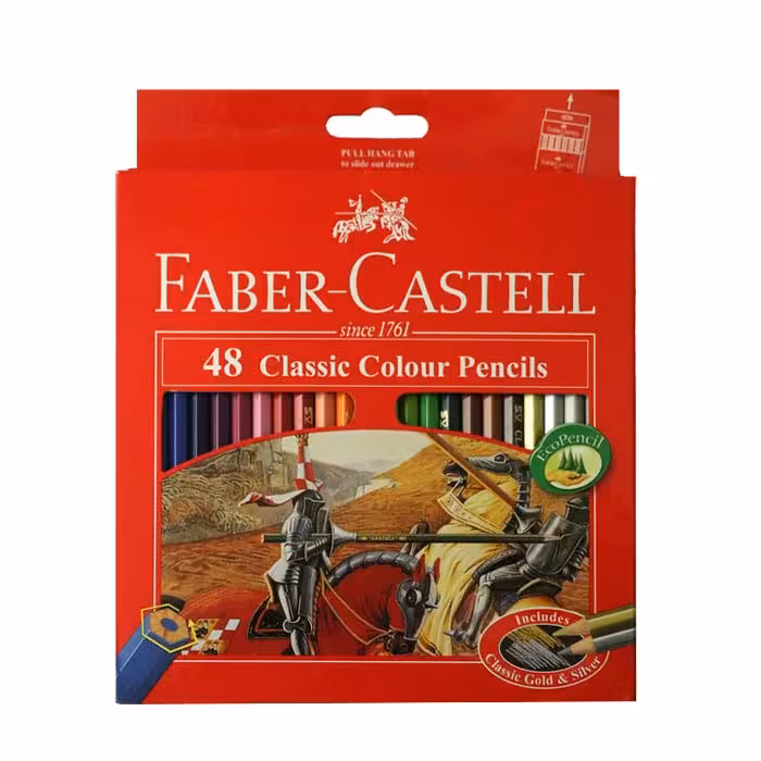 مداد رنگی 48 رنگ فابر-کاستل