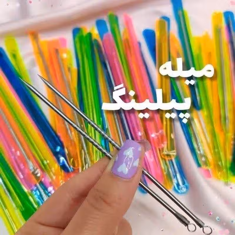 میله پیلینگ(قلم کومدون)،تخلیه و پاکسازی جوش وموی زیرپوستی،6عددی