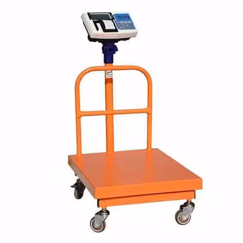 باسکول بی نظیر 300 کیلوگرم چرخدار پرینتر مدل MBHL 301