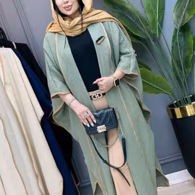 پیراهن ساحلی زنانه مدل حصیری بسیار خنک
