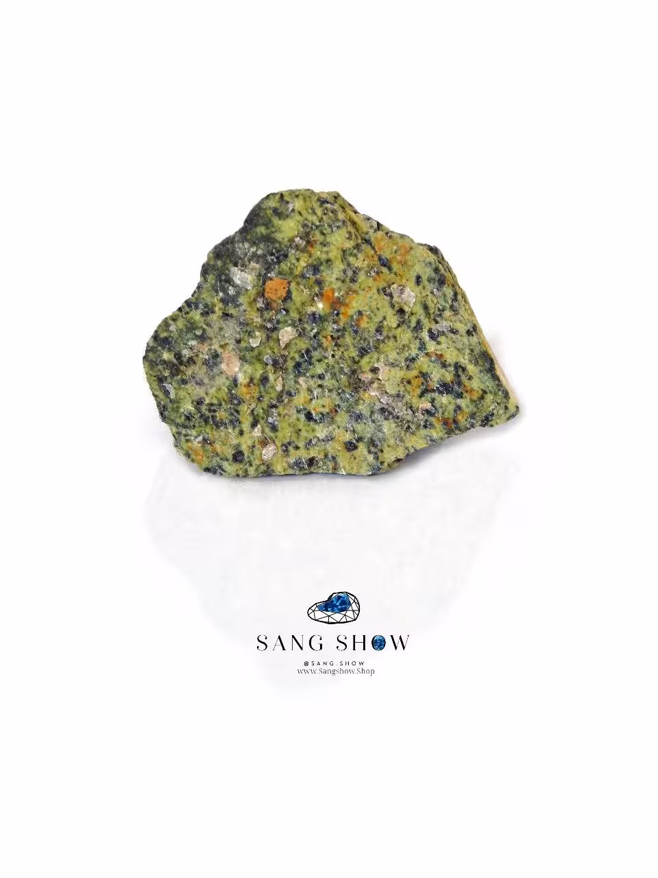 سنگ سرپانتین ( مارسنگ ) اصل و معدنی نمونه با کیفیت S618