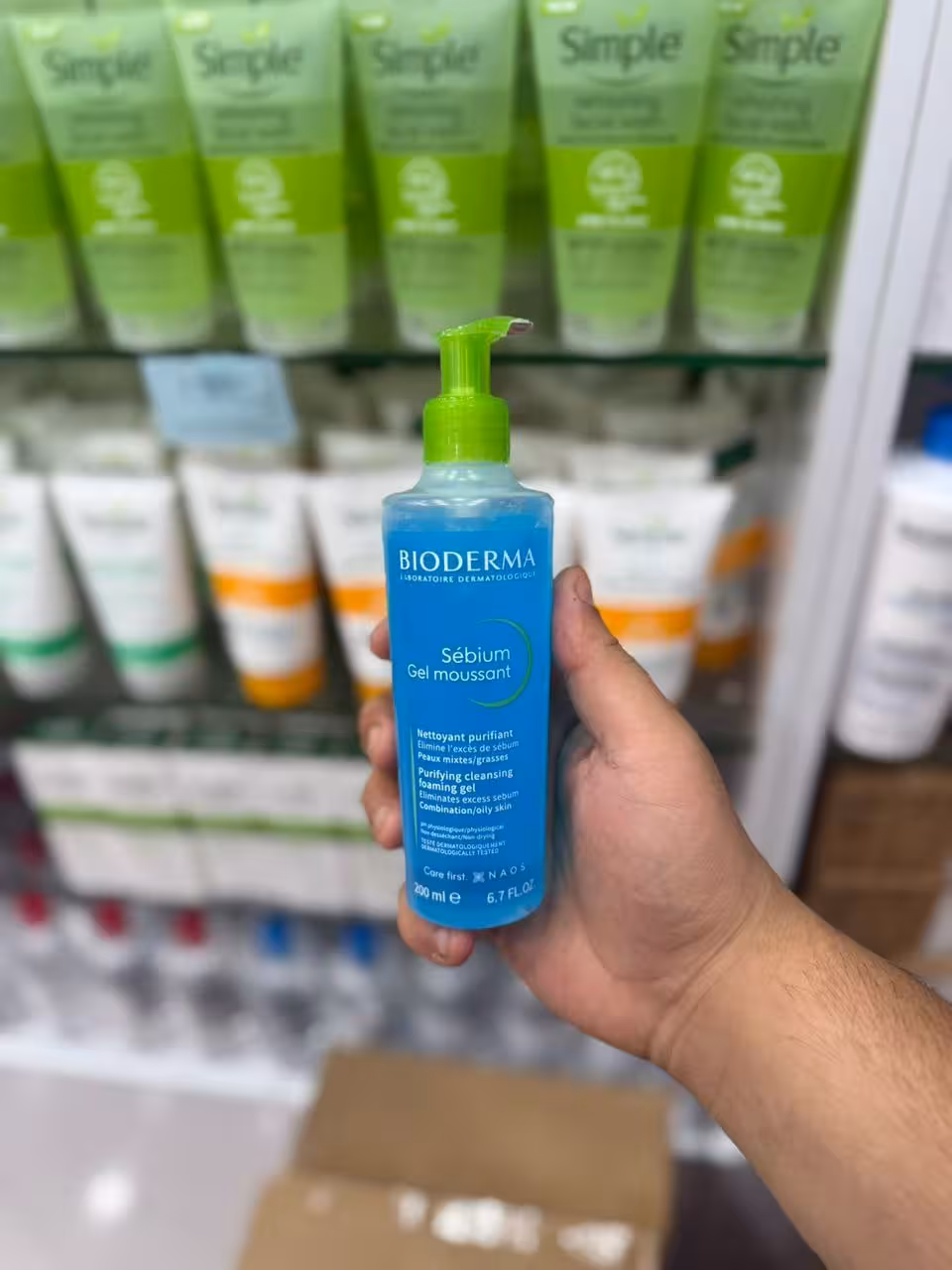 ژل شستشوی بایودرما مناسب پوست چرب و مختلط اصل