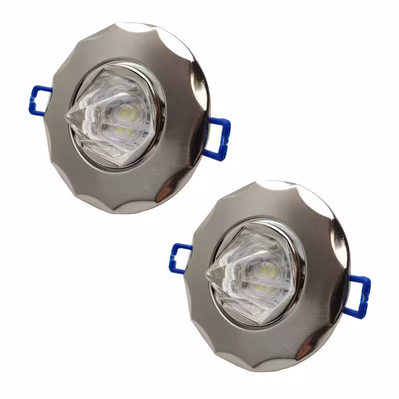 چراغ هالوژن 7 وات مدل الماس فریم متحرک بسته 2 عددی