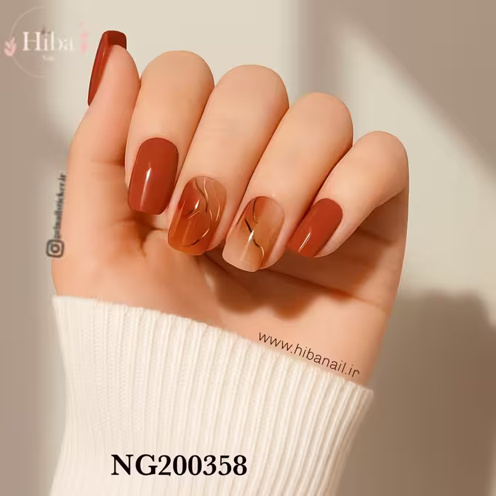 استیکر ژله ای کاشت ناخن (نیل رپ)_کد NG200358