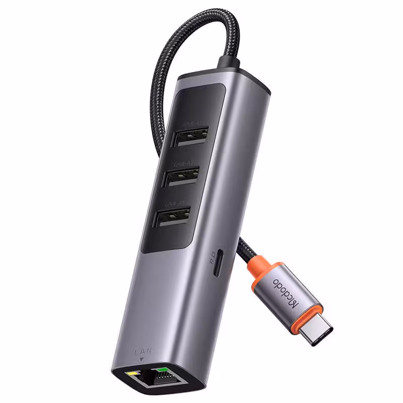 هاب Mcdodo HU-1110 USB 3.0/LAN/Type-C PD 100W To Type-C