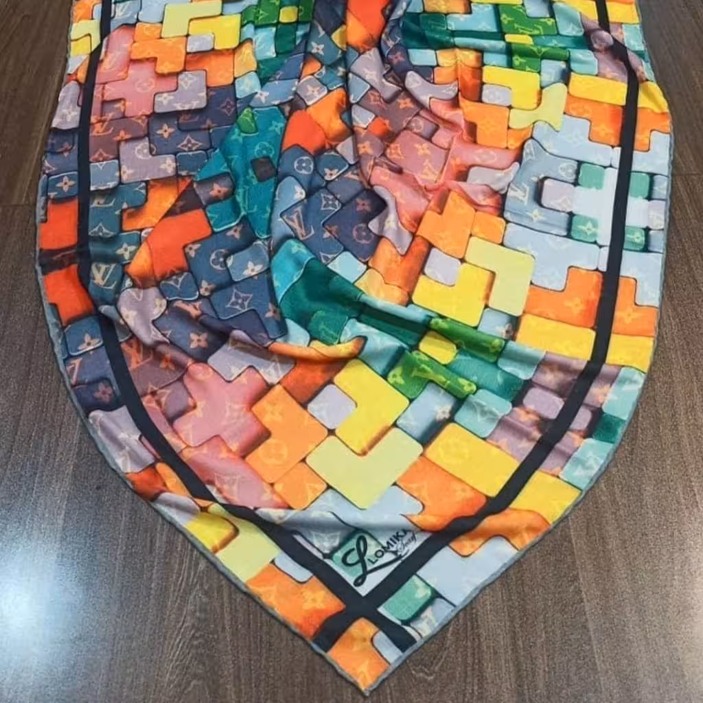 روسری نخ ژاکارد